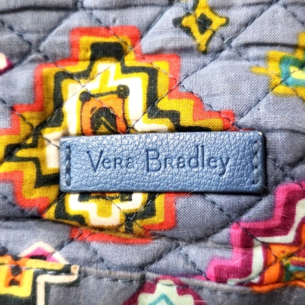 Vera Bradley Iconic Triple Zip Hipster Painted Southwest Crossbody Swingpack - Picture 3 of 10